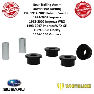 Whiteline Rear Trailing Arm Lower Bushing Fits Subaru Legacy/Impreza #W61383A - Foto 1 di 10