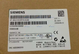 New SIEMENS 6SL3210-5FE10-4UA0 Servo Drives 6SL3210-5FE10-4UA0 new - Picture 1 of 1