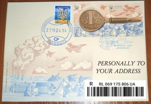 FDC PERSONALLY TO YOUR ADDRESS Kramatorsk Taxes. Army. Victory. - Picture 1 of 1
