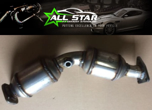 Fit: 2014-2017 Infiniti QX70 3.7L V6 Direct Fit P/S Exhaust Catalytic Converters - Image 1 of 1