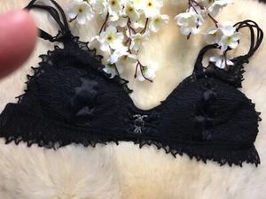reggiseno imbottito senza fili taglia R.CRESCENTINI taglia XL coppa B IT4b eu9B nero - Foto 1 di 11