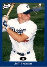 1996 Great Falls Dodgers Best #5 Jeff Bramlett Cleveland Tennessee Baseball Card