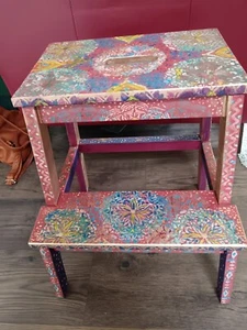 Hand Painted/ Stencil IKEA Steps - Picture 1 of 12