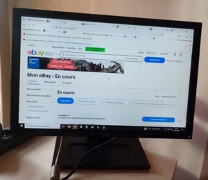 Écran PC 19'' LCD DELL E1910F - 1440 x 900 - DVI-D • VGA - Imagen 1 de 4