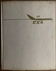 1963 CSA CZECH AIRLINES HISTORY BOOK STEWARDESS TU104 IL18 IL14 ROUTE MAP - Bild 1 von 12