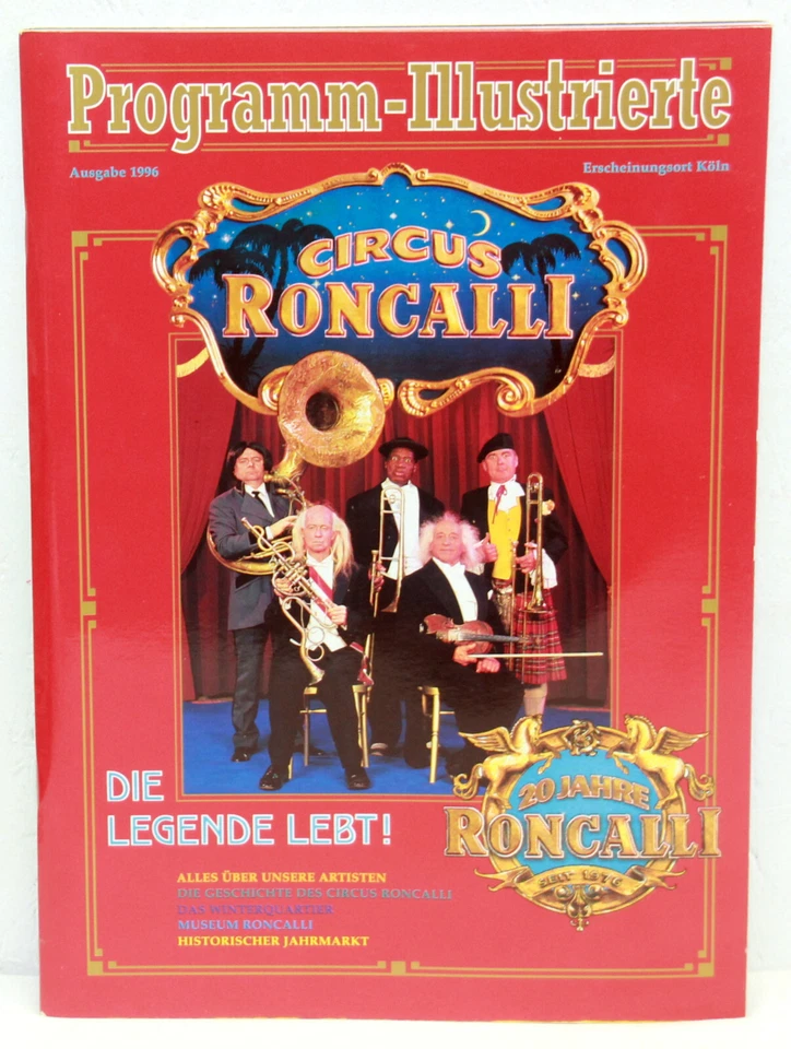 Programm-Illustrierte 1996 CIRsUS RONCALLI - Die Legende lebt! - Bild 1 von 1