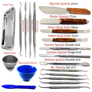 Dental Wax & Modelling Carvers Mixing Spatula Technician Laboratory Instruments - Bild 1 von 16