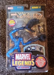 Marvel Legends Series V Mr. Fantastic Action Figure Toy Biz 2003 With Comic NIB - Picture 1 of 3
