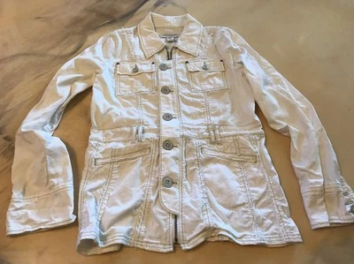 Christopher Blue White Jacket Size Small  - Image 1 of 4