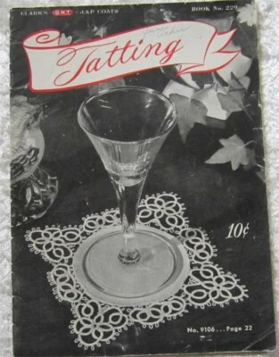 Tatting by J & P Coats 1946  - Image 1 of 2