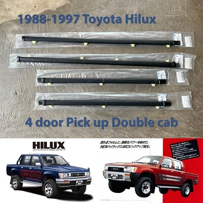 88-97 para Toyota Hilux 4D doble cabina LN107 cinturón puerta exterior sello resistente a la intemperie Foto 1 de 4
