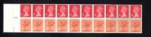 Gran Bretaña 1979 Folleto de Navidad con panel MISCUT SG FX2 - Imagen 1 de 2