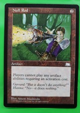 NULL ROD WEATHERLIGHT MAGIC THE GATHERING CARD - NR MINT NEVER PLAYED
