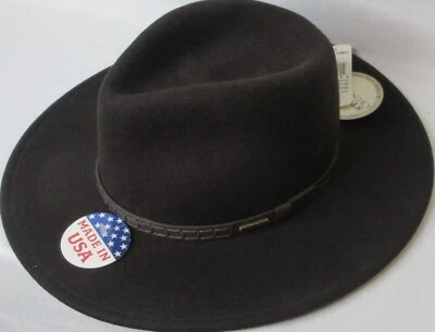 Sombrero de Vaquero Stetson Sturgis Aplastable Western Cordova 100% Lana Pequeño Dry-Lex Nuevo con Etiquetas Foto 1 de 4