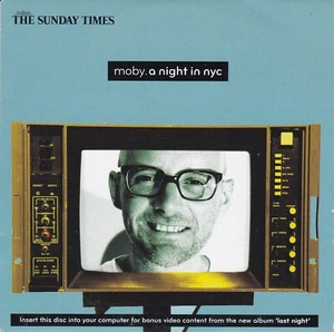 MOBY A night in NYC ( THE SUNDAY TIMES Newspaper Enhanced CD ) - Bild 1 von 3