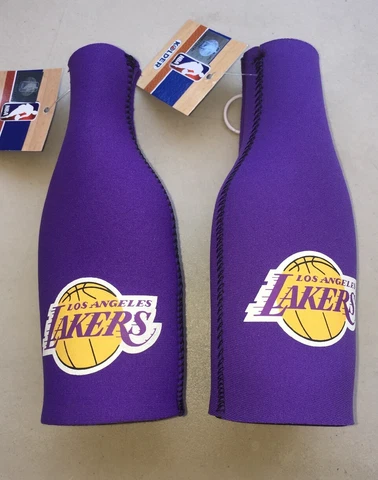 Los Angeles Lakers Purple 12oz. Bottle Cooler. 2 Pack Cover