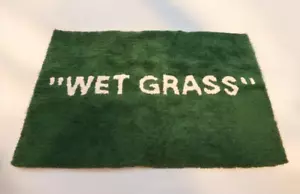 Virgil Abloh x IKEA Abloh Wet Grass Rug Green Off-White 195 x 132 cm Express - Picture 1 of 9