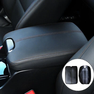 Cubierta de cuero negra para reposabrazos consola cupé sedán Honda Accord 2008-2012 Foto 1 de 4