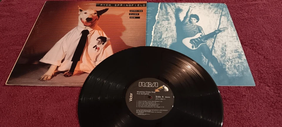 Rick Springfield, Working Class Dog, AFL1-3697, RCA Records, 1981, VG/VG+, - Image 1 of 1