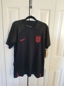 Nike Dri knit U.S.A. strike women's soccer jersey black XL USWNT - Picture 1 of 7