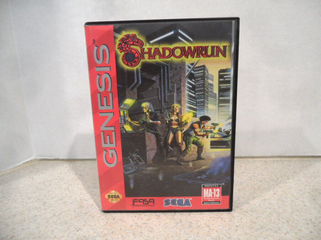 Shadowrun (SNES NTSC, 1993, CIB), Good condition - Authentic