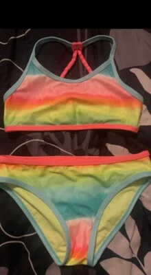 New Girl's Under Armour Swimsuit -Size 8 -Multi-Colored Bathing Suit -NWT - Image 1 of 4