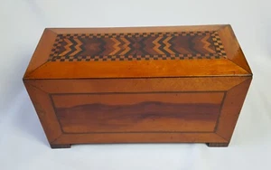 1904 Koloman Moser Wiener Werkstatte Zebra Inlaid Wood Casket Box Josef Hoffmann - Picture 1 of 23