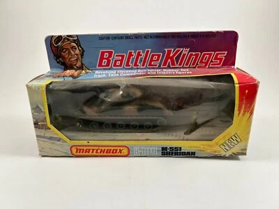 Vintage Boxed Matchbox Battle Kings K-109 M-551 Sheridan Tank - MIB - Camouflage - Image 1 of 4