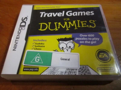 NINTENDO DS GAME TRAVEL GAMES FOR DUMMIES  2009    *** GREAT *** - Image 1 of 3
