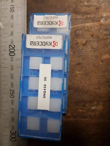 20X KYOCERA ceramic cutting inserts SNG 432 30 for cutting hard metal - Picture 1 of 1