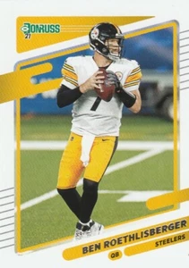 2021 Donruss Football Ben Roethlisberger #19 Steelers - Picture 1 of 2