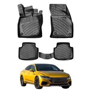 Floor Mats for Volkswagen Arteon 2017-2025 | Custom Fit Floor Mat Black - Picture 1 of 7