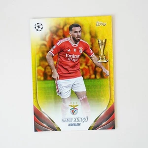 Orkun Kokcu 2023-24 Topps UEFA Club Gold Starball Foil /50 #188 - Picture 1 of 2
