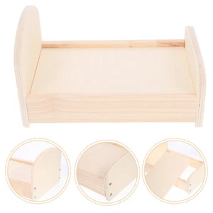 Mini casa letto modello mobili casa miniatura mobili bambola letto letto - Foto 1 di 12