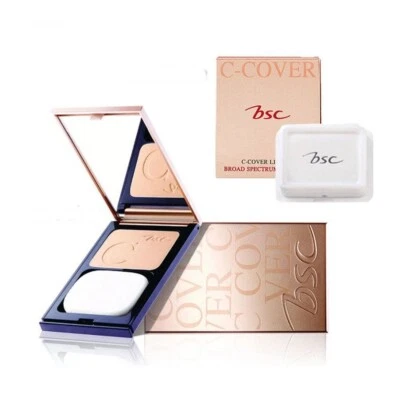 BSC C - COVER LIGHT POWDER SPF25 PA+++ 10 grams real case free refill Smooth - Image 1 of 4