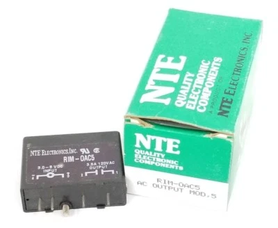 NIB NTE ELECTRONICS RIM-ODC5 DIGITAL OUTPUT MODULE 3-8VDC 3A 60VDC RIMODC5 - Image 1 of 3