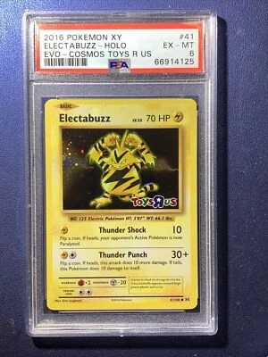 Electabuzz PSA 6 Holo 41/108 ToysRus Promo Ex-MINT Pokemon XY Evolutions Cosmos - Image 1 of 2