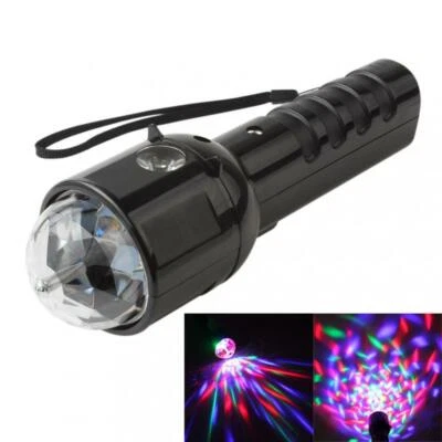 3W DJ Machines Disco Light Stage Colorful Crystal LED RGB Flashlight LED Bulbs - Image 1 of 4