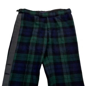 Ralph Lauren Purple Label Wool BLACKWATCH Tartan Formal Pant 32x28 - Picture 1 of 18