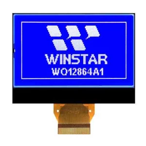WINSTAR WO12864A1-TMI# LCD-Grafikdisplay, 128x64 COG, STN negativ, blau, ST7565P - Bild 1 von 5