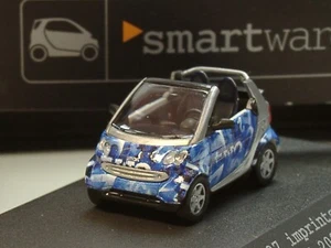 Busch Smart Fortwo Cabrio "Numeric Blue", lim. - PC C16Q00 - 1:87 - Picture 1 of 5
