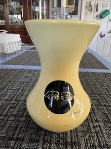 Bauer Pottery Vase . Corita Kent “I Is For Eye” Vase Rare. - Picture 1 of 11