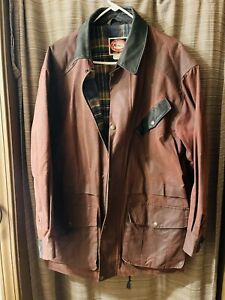 VTG  Australian Outback Collection Waxed Cotton Oilskin Field Jacket  M Canada