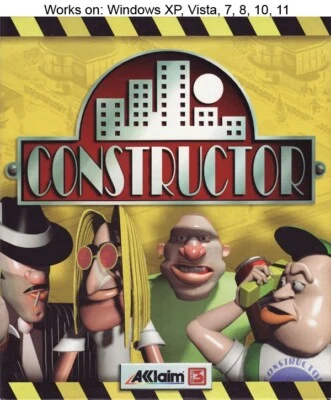 Constructor PC Game 1997 Acclaim Windows 10 11 - Image 1 of 2