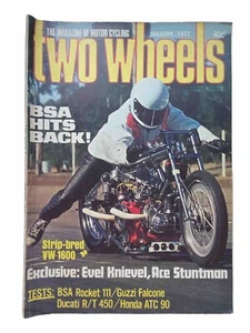 Two Wheels Australia Motorcycle Magazine January 1972 - Picture 1 of 2