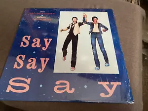 PAUL McCARTNEY/MICHAEL JACKSON Say Say Say 12” Single 3 Track Sealed - Picture 1 of 2