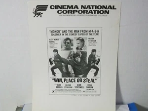 "Win, Place of Steal", USA, Bestellbogen für Film Werbeartikel, Poster, etc.M - Bild 1 von 3