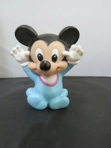 Vintage Arco Disney Baby Mickey Mouse Quietschen Gummi Vinyl Spielzeug - 6 Zoll - Bild 1 von 3