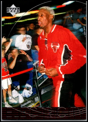 1996 UD Upper Deck #169 Dennis Rodman - Electricity Pictures HOF FREE SHIPPING! - Image 1 of 2