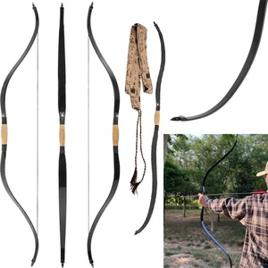 15-95lbs Traditioneller Bogen Bogenschießen Recurve Bogen Langbogen Jagd RH LH - Picture 1 of 11